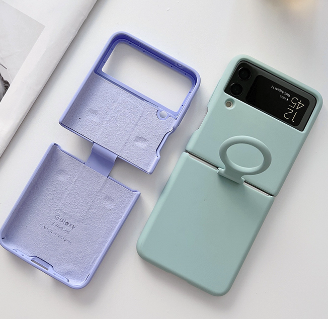 갤럭시 플립 케이스 실리콘 링 퍼플, 갤럭시Z 플립3 - 상세 이미지 3