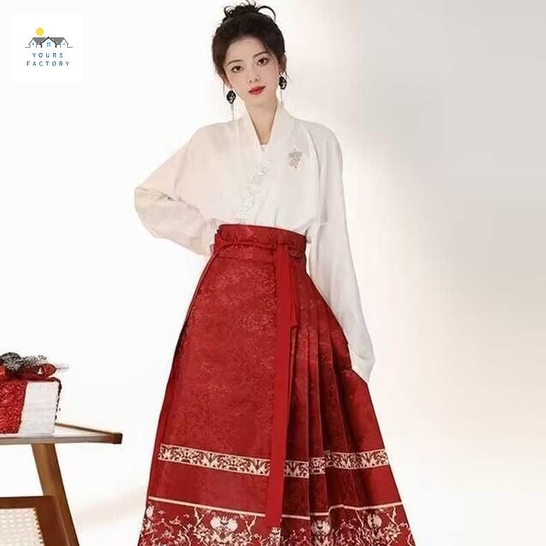 저고리 한국무용의상 무용 난타 워십복 의상 워십 치마  자개 찬양 전통 - 상세 이미지 5