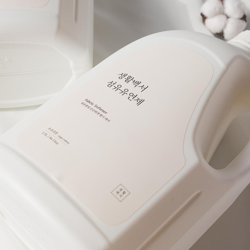 생활백서 섬유유연제 1+1 2.5L 비누향 - 상세 이미지 3