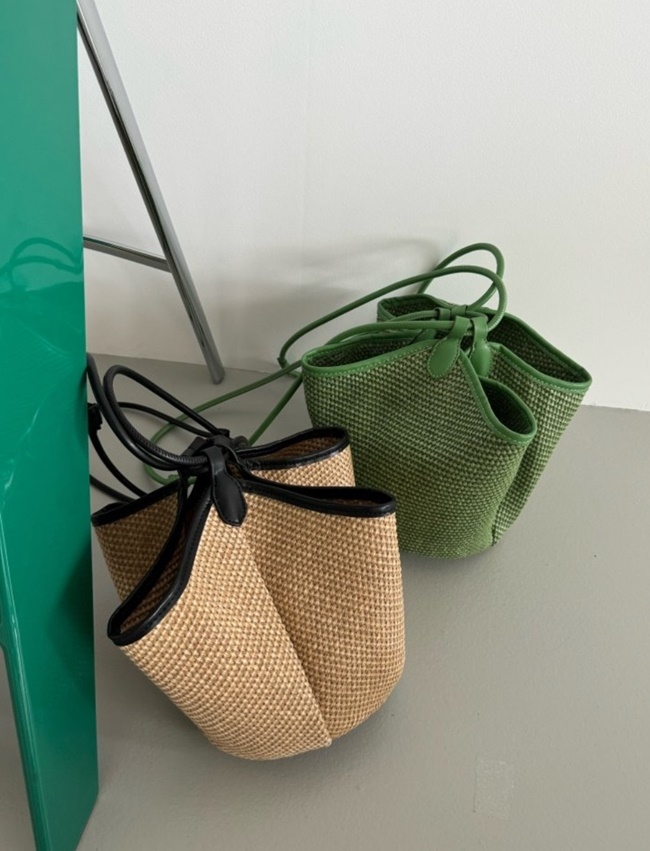 여성 가벼운 여름 지사 네트 라탄 버킷 숄더백 왕골 보부상 비치 가방