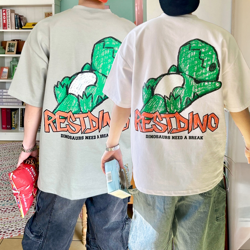 공룡반팔티 분또반팔 쿨티셔츠 - 상세 이미지 3