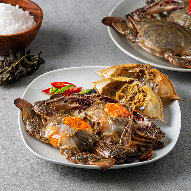 [군산시수협] 알배기 꽃게장 1kg 국내산 암꽃게 간장 게장