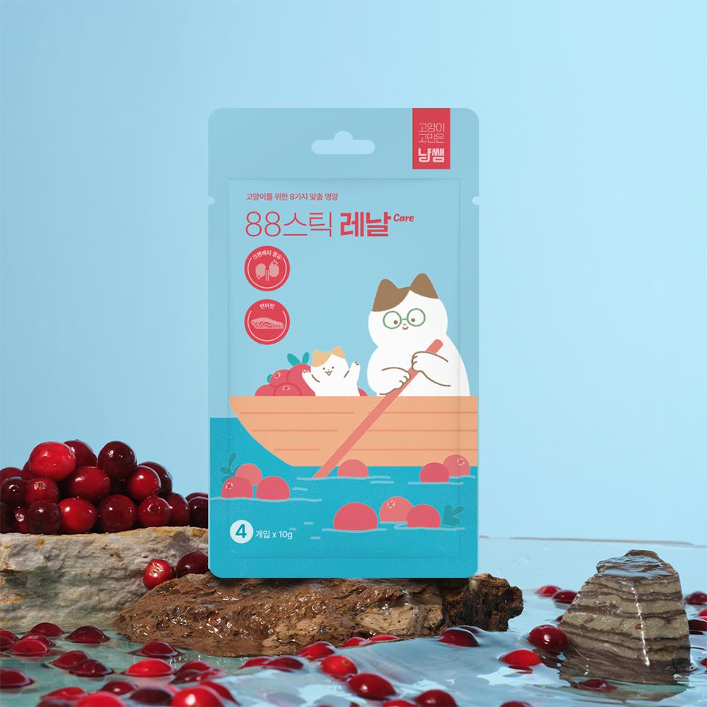 냥쌤 88스틱 고양이 짜먹는 간식 영양 스틱 레날케어, 10g, 20개 이미지 2