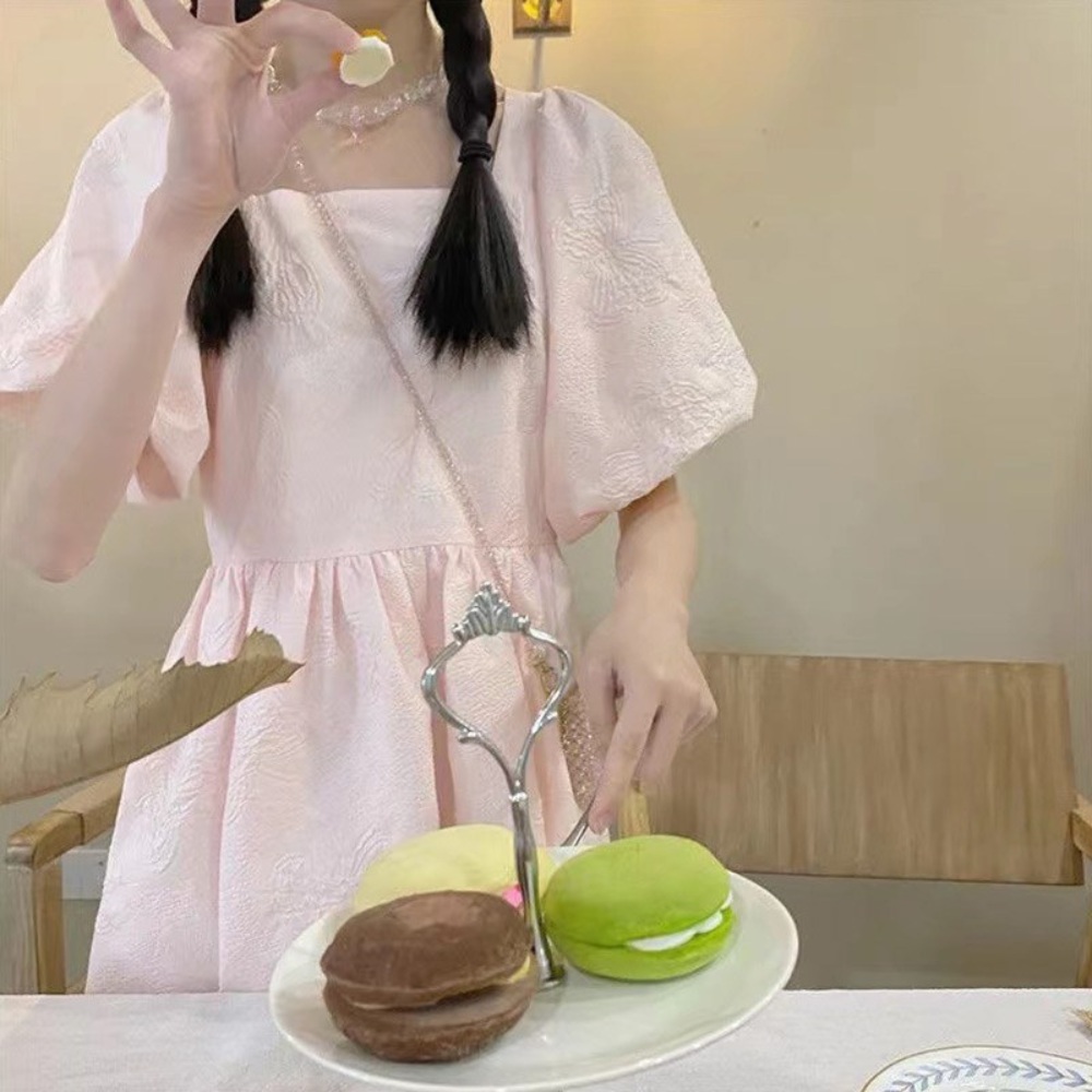 놀라운토요일 태연원피스 러블리 프렌치 옷 패션 의상 멱살 한번 잡힙시다 김하늘 - 상세 이미지 3