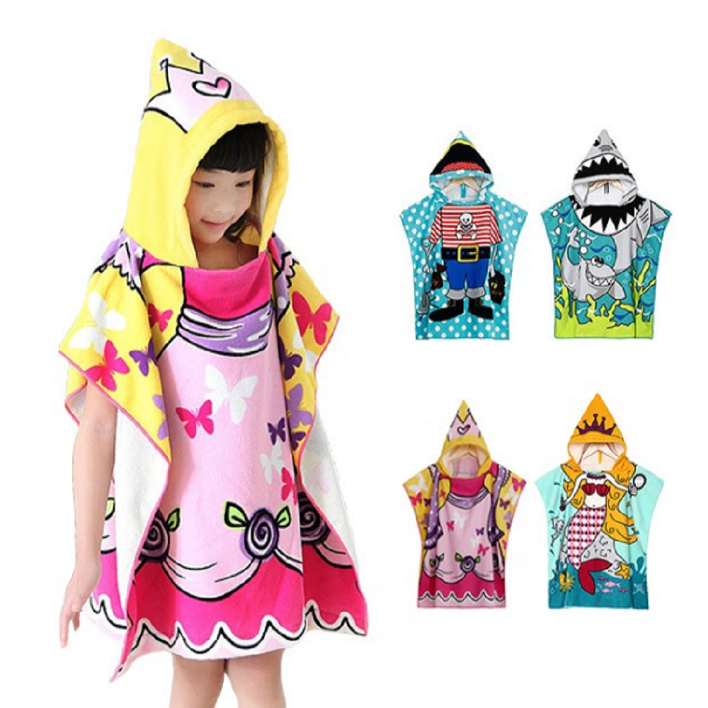 유아 비치가운 아기 후드비치타올 키즈 물놀이가운