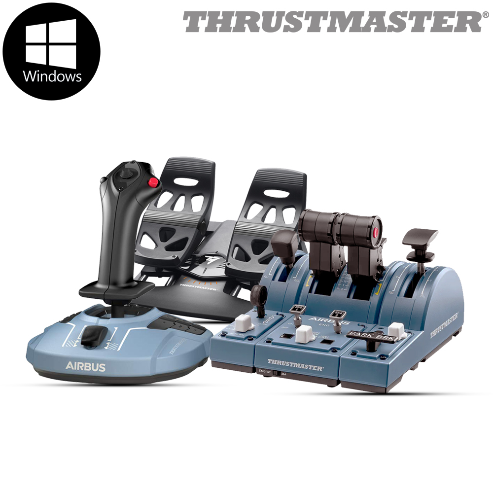 트러스트마스터 TCA SIDESTICK, QUADRANT, QUADRANT ADD ON, TFRP 비행 게임 풀패키지(PC) - 상품 이미지