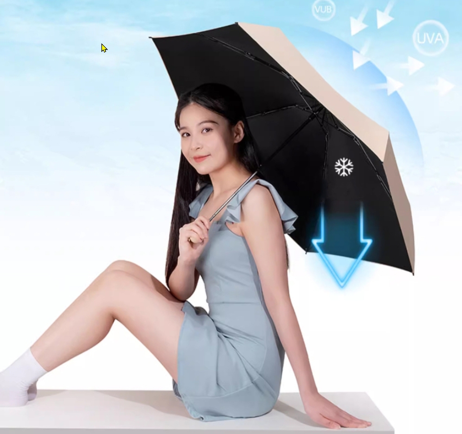 투톤 우양산 3단 남자양산 미니 암막양우산 자외선차단양산 초경량 경량 가벼운 양산겸우산