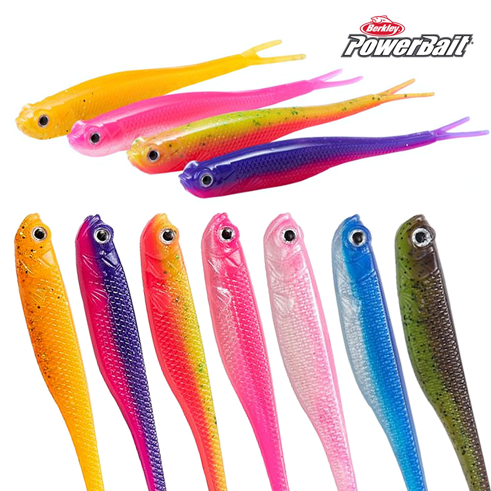 버클리 광어 웜 광어다운샷웜 파워 저크쉐드 UV 듀얼컬러 12.7cm (5인치) - 상세 이미지 2