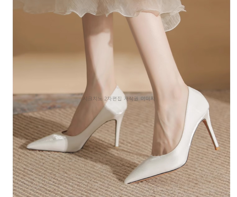에들리 6cm 9cm 새틴 스틸레토 펌프스 힐 3color 상세 이미지 21