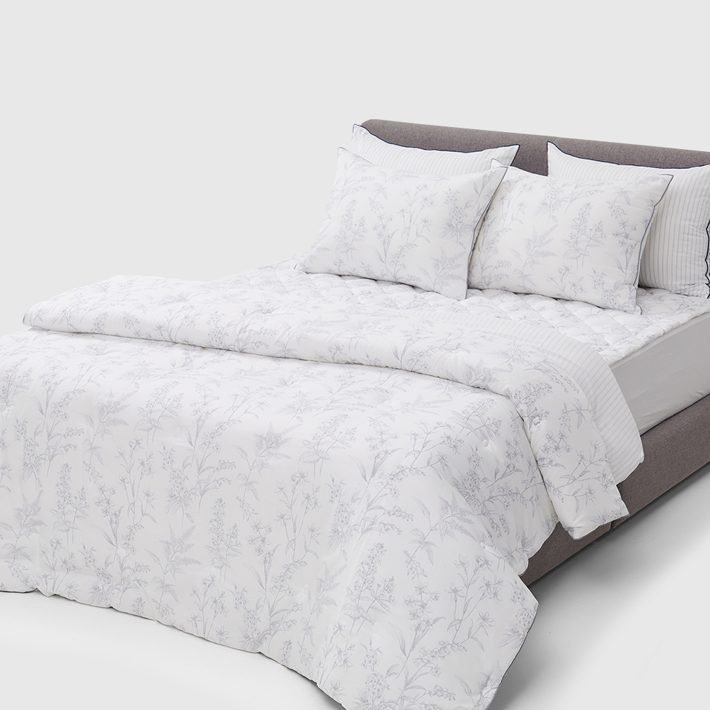 레노마 홈 클로리모달 차렵이불 잔잔한 꽃무늬 모달 차렵이불