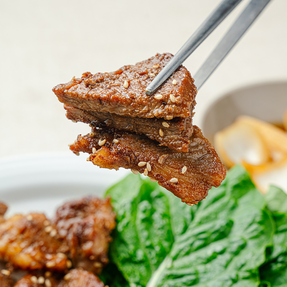 한돈 냉장 수제소스 양념 돼지갈비 500g