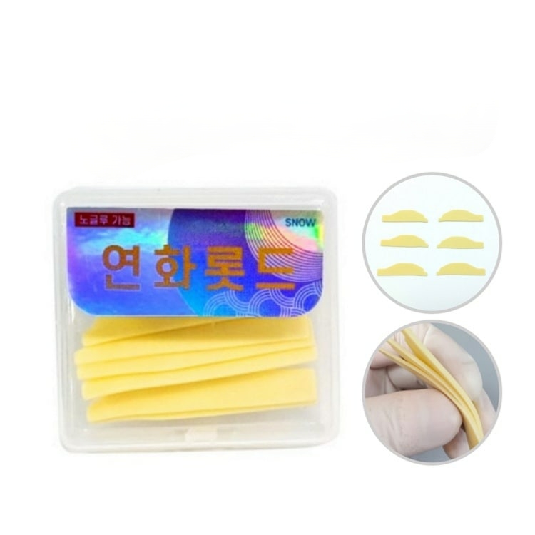 스노우 연화롯드 3쌍/바짝컬 노글루 펌롯드 속눈썹재료 - 상품 이미지