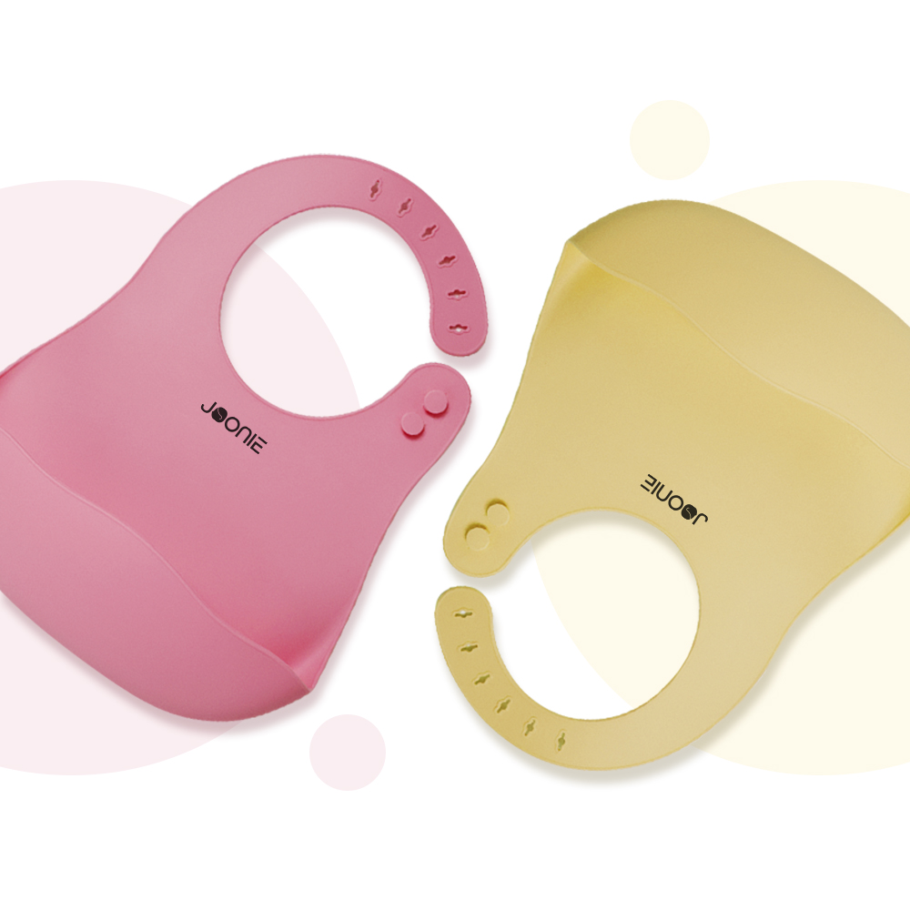 주니 실리콘 턱받이 이유식 턱받이