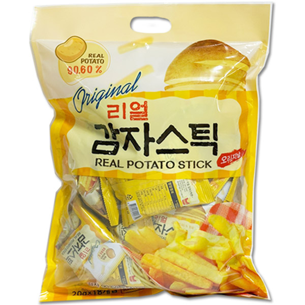 리얼 감자 스틱 대용량 수입 과자 포테이토 스낵 360g - 메인 이미지