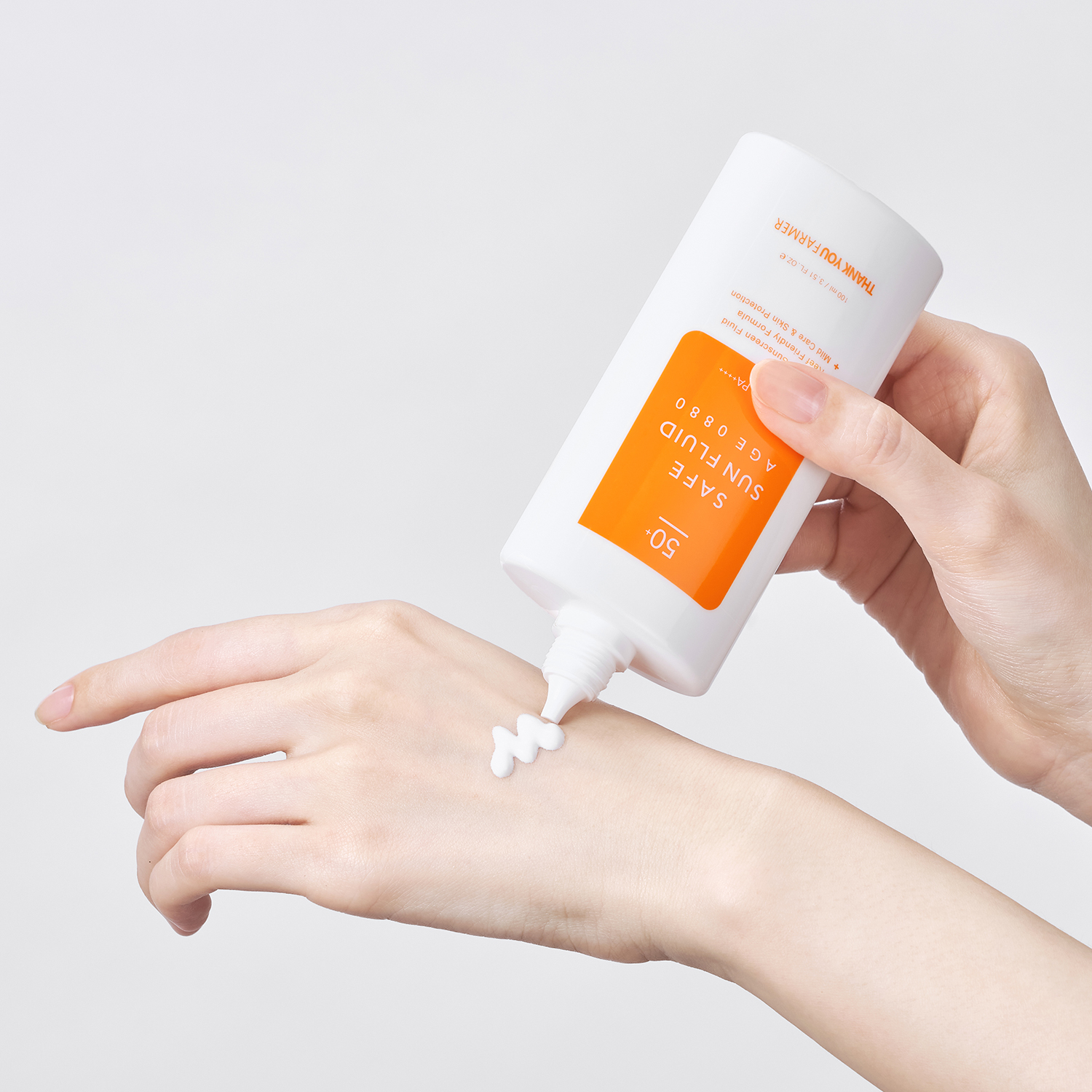 땡큐파머 세이프 선 플루이드 AGE 0880 100ml (SPF50+ / PA++++) - 상세 이미지 5