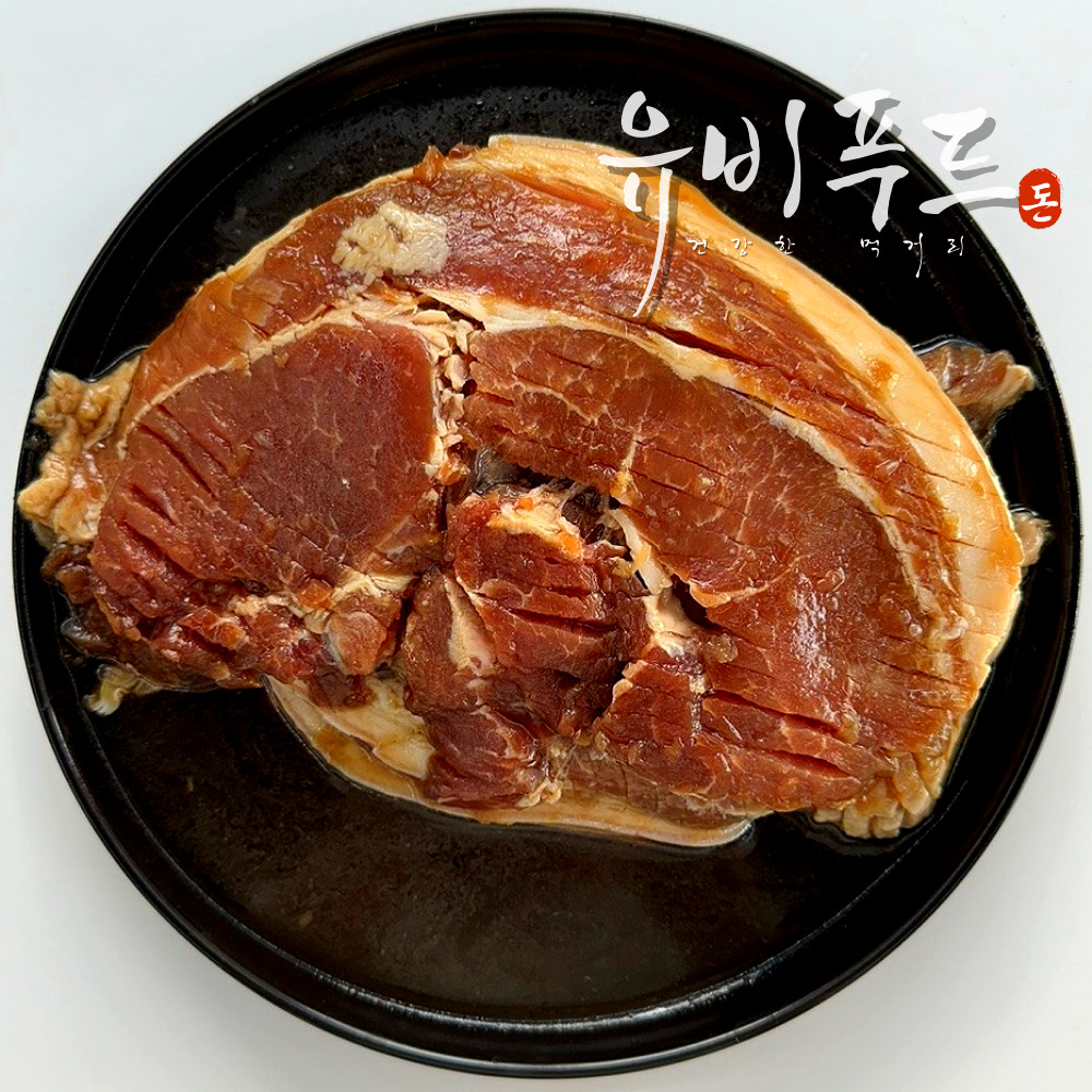 유비푸드 제주흑돼지 양념 갈비 구이 1kg - 상세 이미지 4