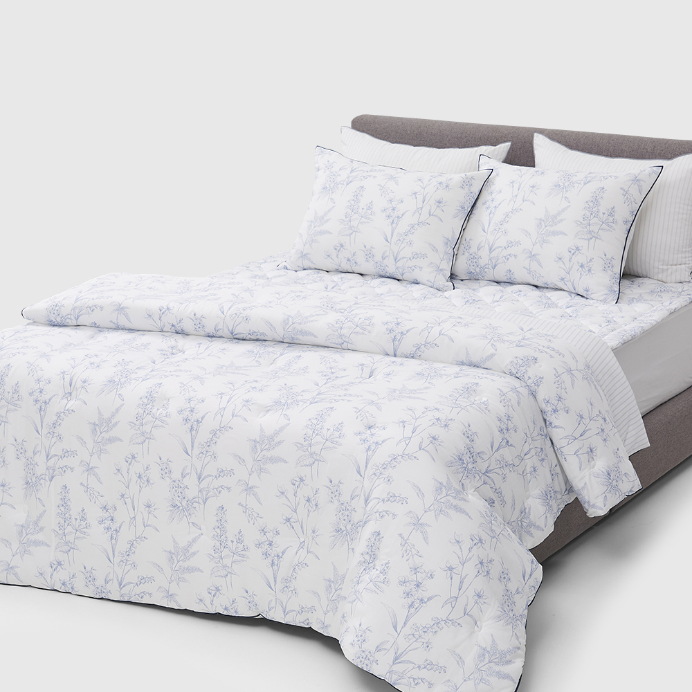 레노마 홈 클로리모달 차렵이불 잔잔한 꽃무늬 모달 차렵이불