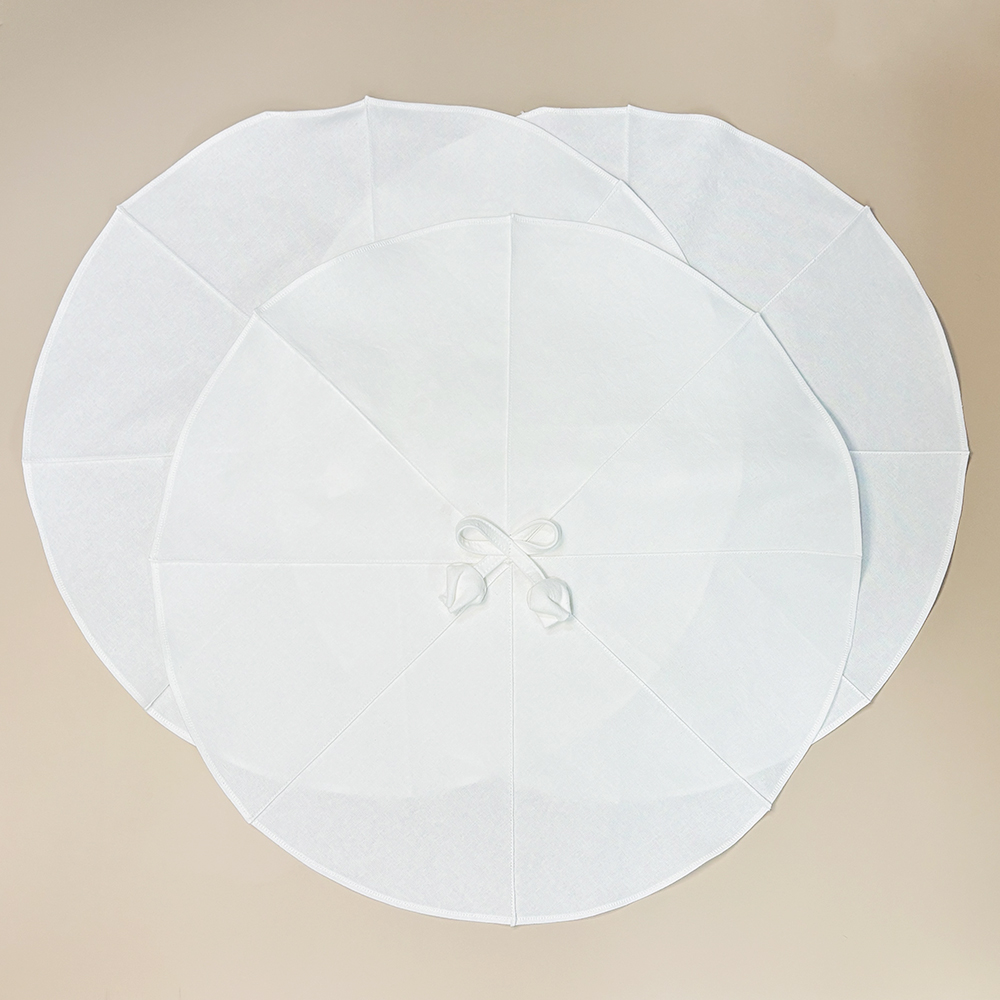 광목 연잎다포 지름 40cm 전자제품 덮개 엄마의주머니 천아트반제품 - 상세 이미지 4