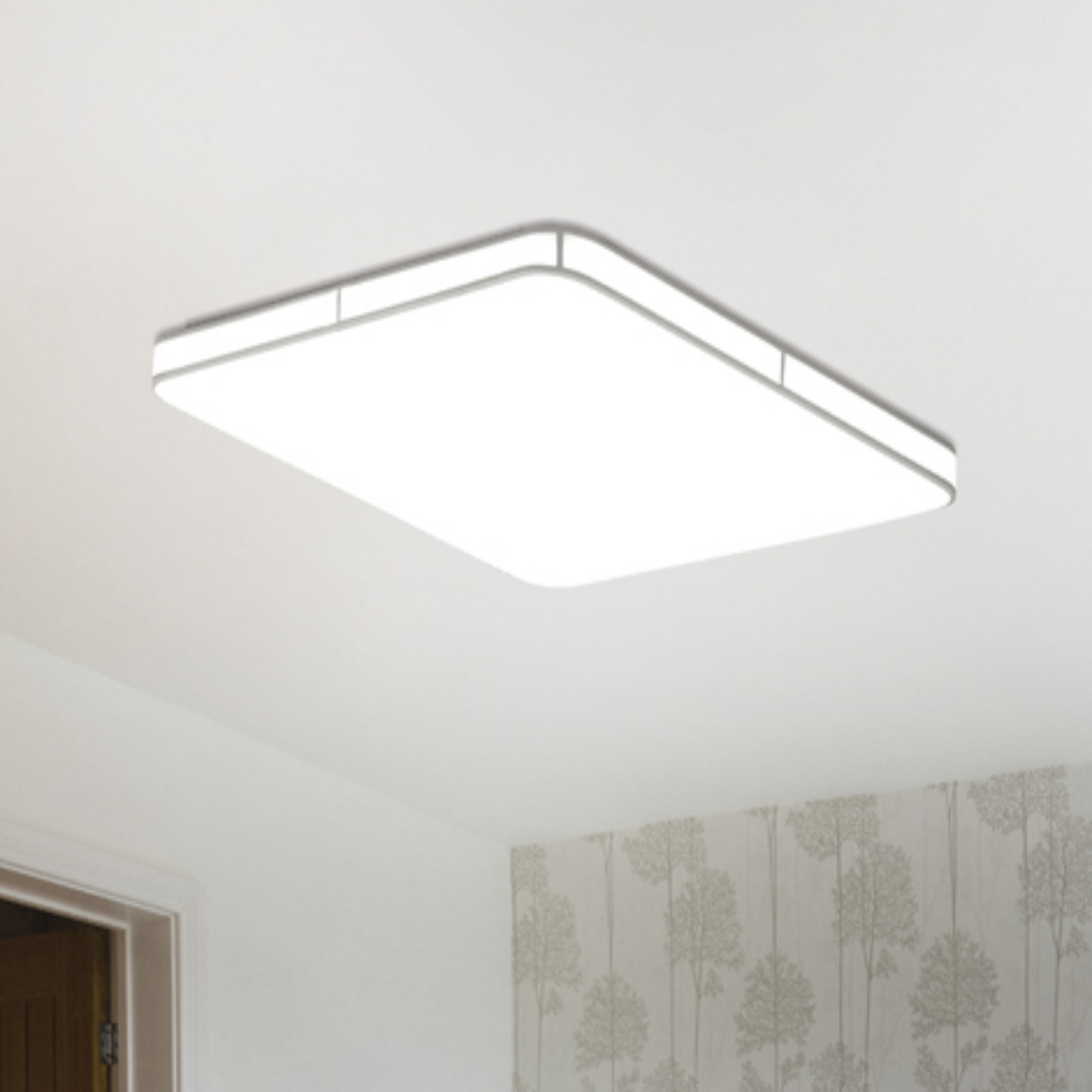 무료+당일발송/KC인증 바리솔 방등 국산 LED 사각 안방등 전등 50W, 주광색 이미지 7