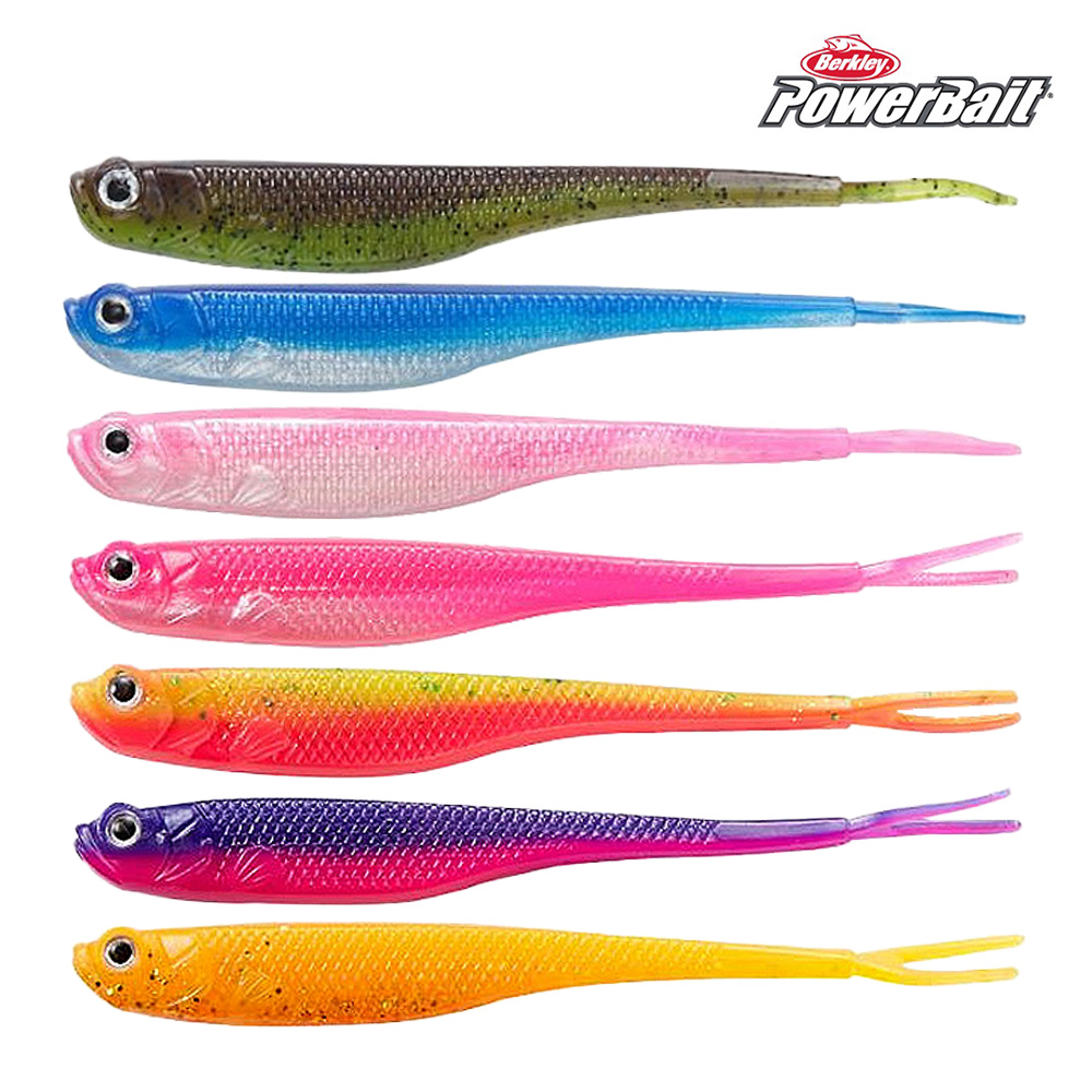 버클리 광어 웜 광어다운샷웜 파워 저크쉐드 UV 듀얼컬러 12.7cm (5인치) - 상품 이미지