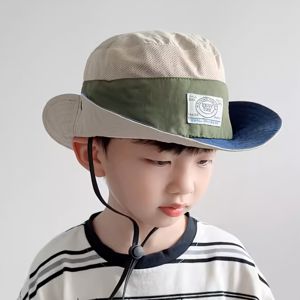 유아 키즈 아동 초등 어린이 벙거지 차양 버킷 햇 캠핑 등산 모자