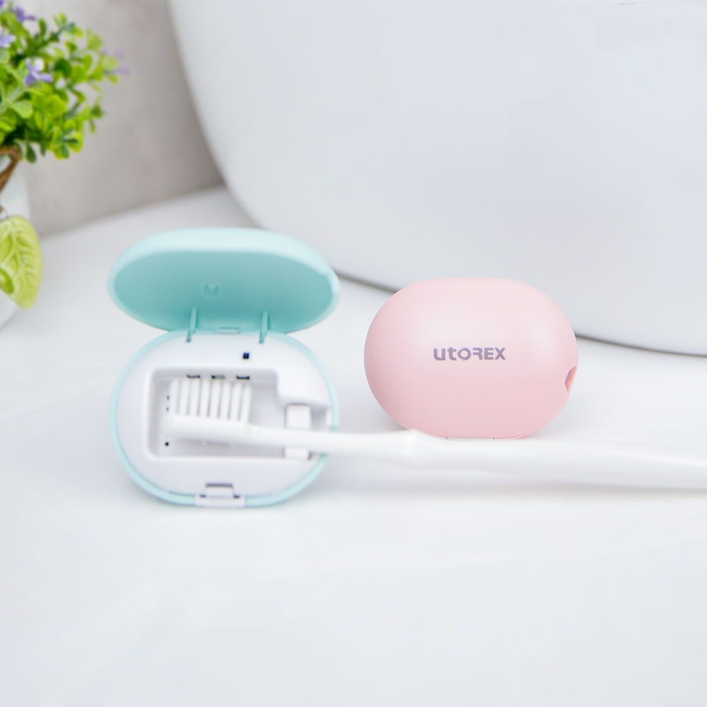 유토렉스 휴대용 에그팝 UV-C USB 충전 칫솔살균기 제품 이미지