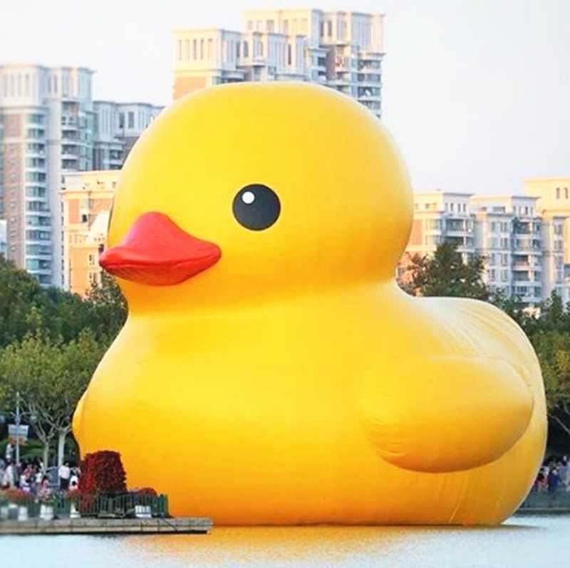 대형 야외 러버덕 벌룬 에어 파티 큰 풍선 오리 호수 3m - B타입 : 오케이웰