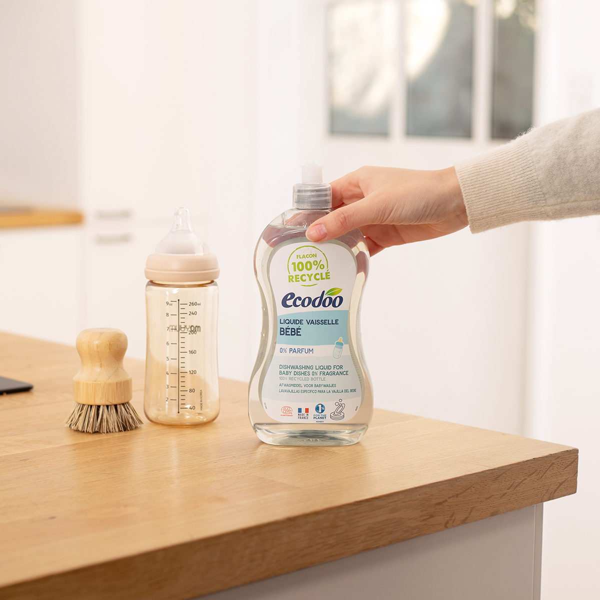 에코두 아기 젖병세정제 젖병세제 무향 500ml, 3개 - 상세 이미지 2