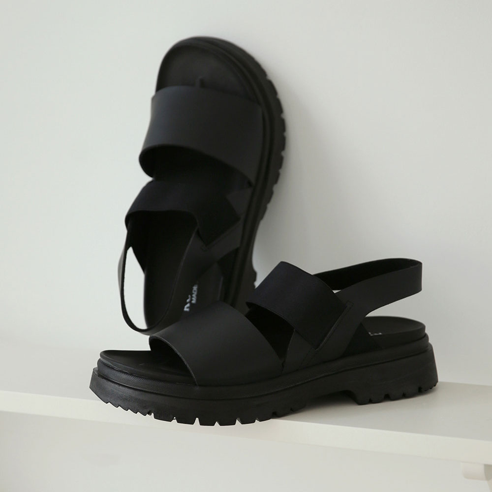 남자 키높이 샌들 여름 슬리퍼 발편한 휴양지 해변 신발 5cm - 상세 이미지 3