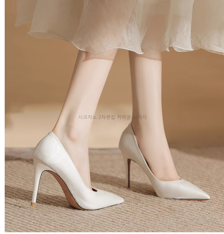 에들리 6cm 9cm 새틴 스틸레토 펌프스 힐 3color 상세 이미지 24