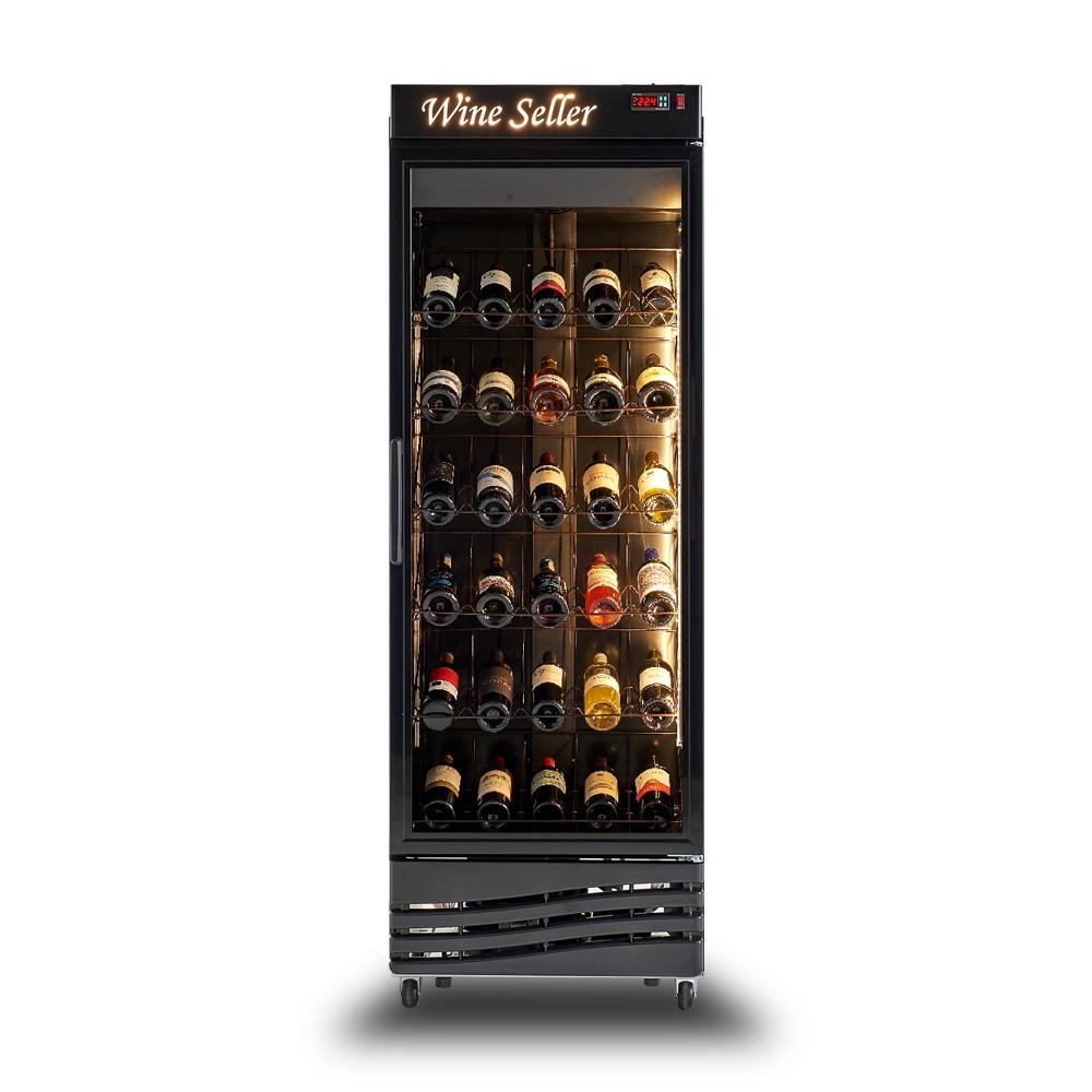 와인셀러 430L 와인쇼케이스 간냉식 와인저장고 전용냉장고