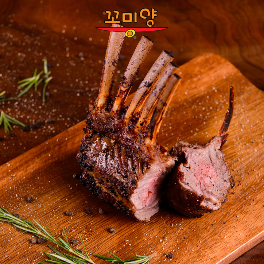[꼬미양] 신라호텔 납품 프렌치랙 500g+500g 뉴질랜드 양갈비 양고기 캠핑 목초육 프렌치렉 1kg - 상세 이미지 4