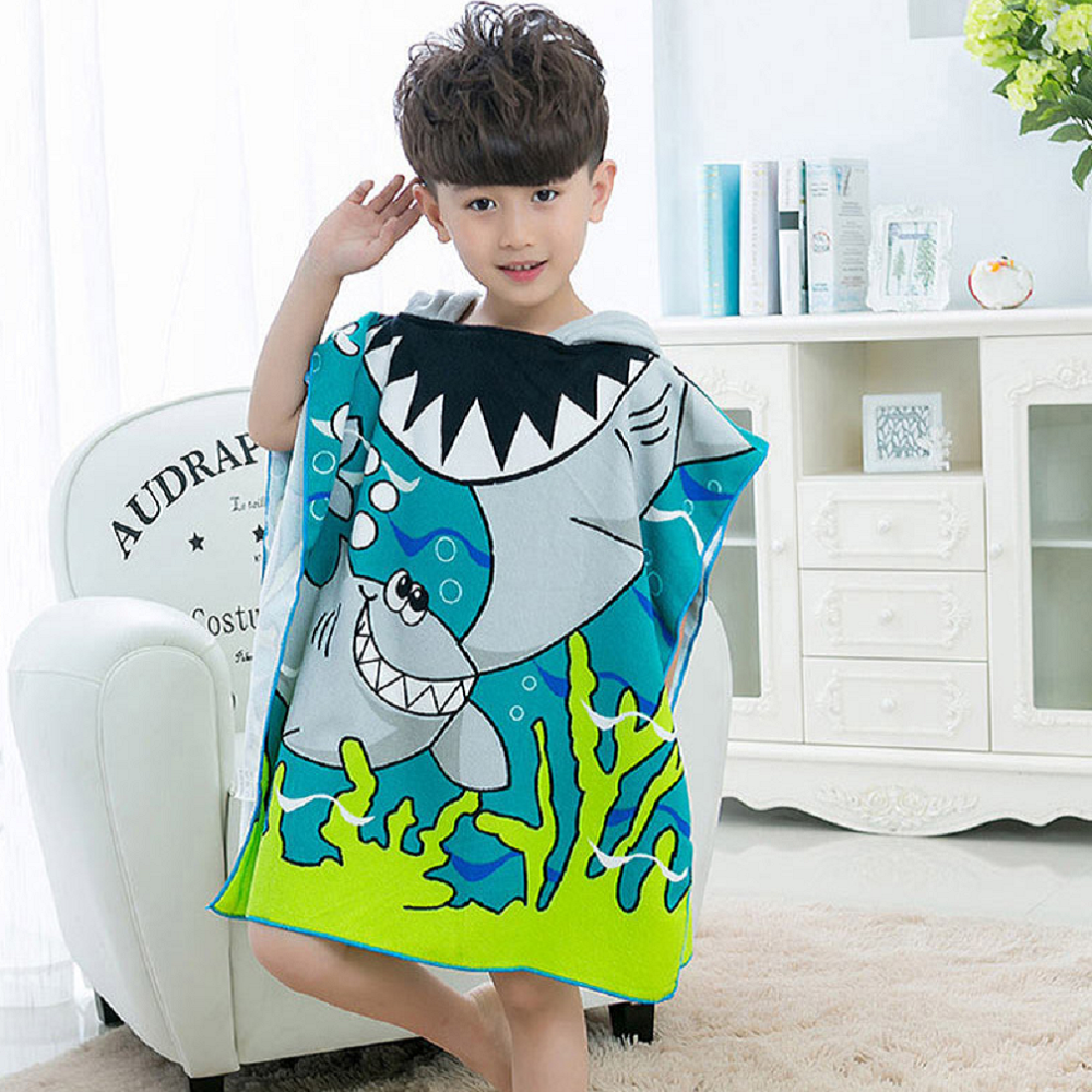 유아 비치가운 아기 후드비치타올 키즈 물놀이가운