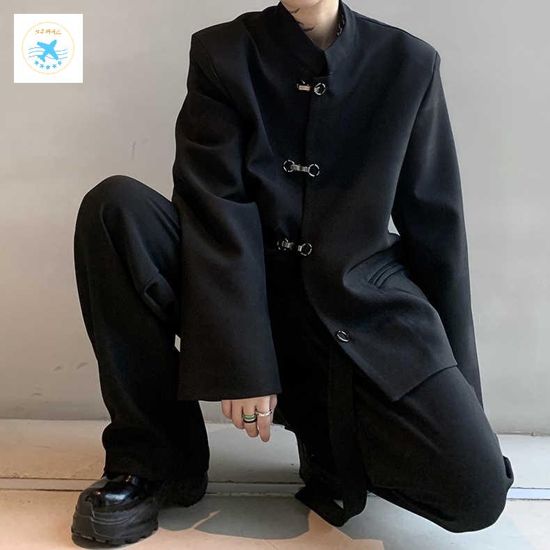 마이 남자 노카라 교복 아이돌 재킷 차이나넥 버클 - 상세 이미지 2