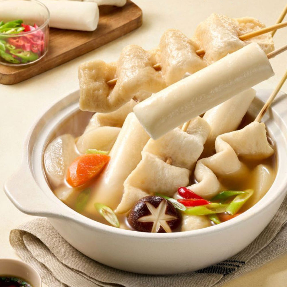 부산 꼬치어묵+물떡 730g 어묵탕 오뎅탕 밀키트(53년 전통) - 상품 이미지