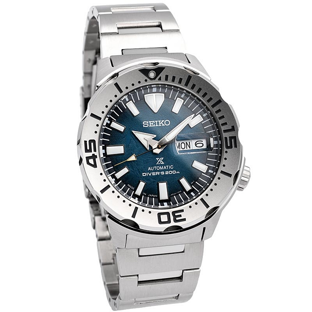 세이코 SEIKO 오토매틱 몬스터 청판 특별판 SBDY115 남자 손목 다이버 시계 - 상세 이미지 4