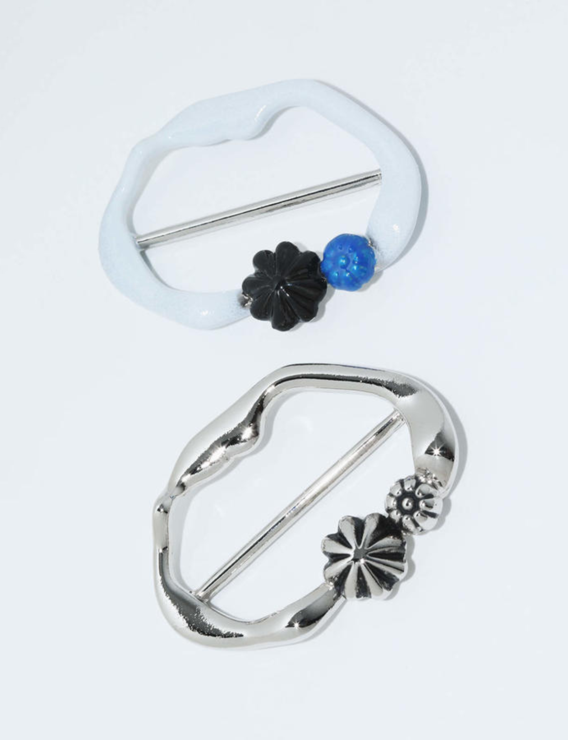 TOGA TOO 토가 메탈 스카프 링 실버 METAL SCARF RING - 상품 이미지