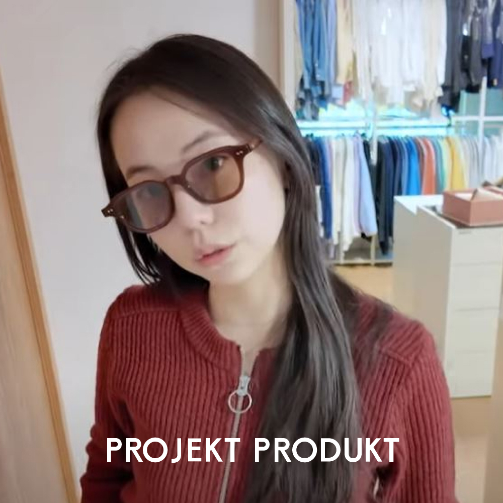 프로젝트프로덕트 RS3 C2 브라운 뿔테 틴트 렌즈 알 작은 빈티지 긱시크 선글라스 이미지 6