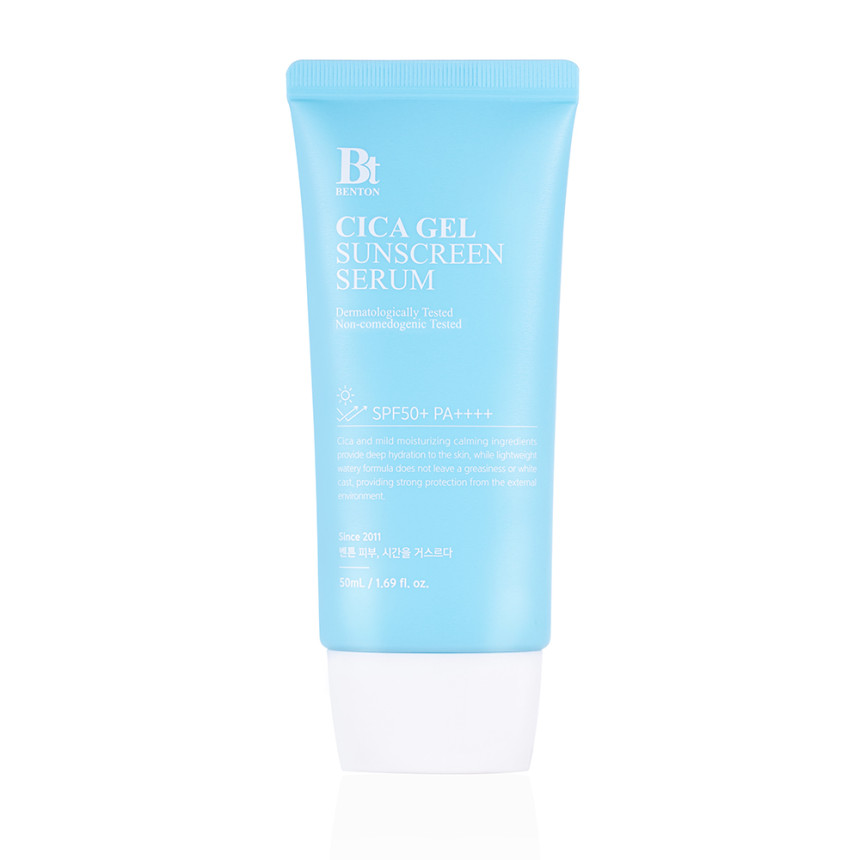 벤튼 시카 수분 선세럼 50mL SPF50+ PA++++ 이지워시선크림 유기자차 비건 물광