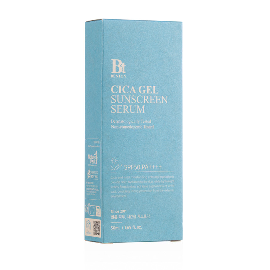 [5월 네이버PICK 벤튼 시카 수분 선세럼 50mL SPF50+ PA++++ 이지워시선크림 유기자차 비건 물광 사진 4