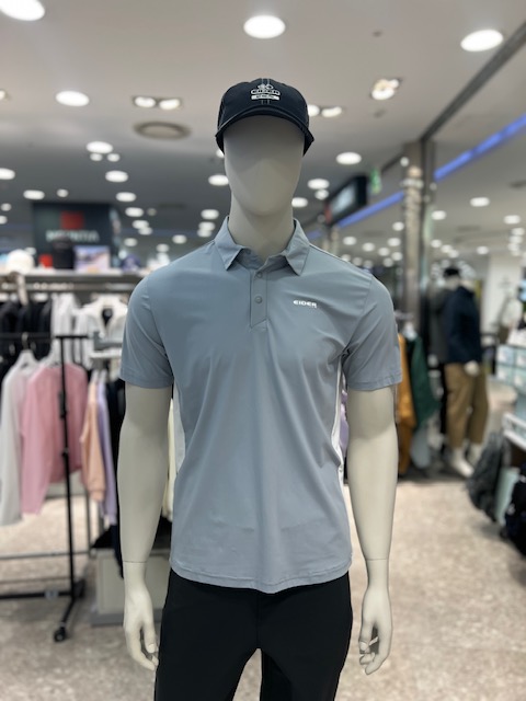 아이더 남성 반팔 폴로 티셔츠 카라 티셔츠 스트라이프 MM23289 - 상품 이미지