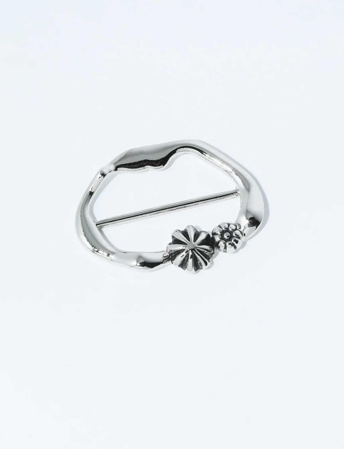 TOGA TOO 토가 메탈 스카프 링 실버 METAL SCARF RING - 상세 이미지 3