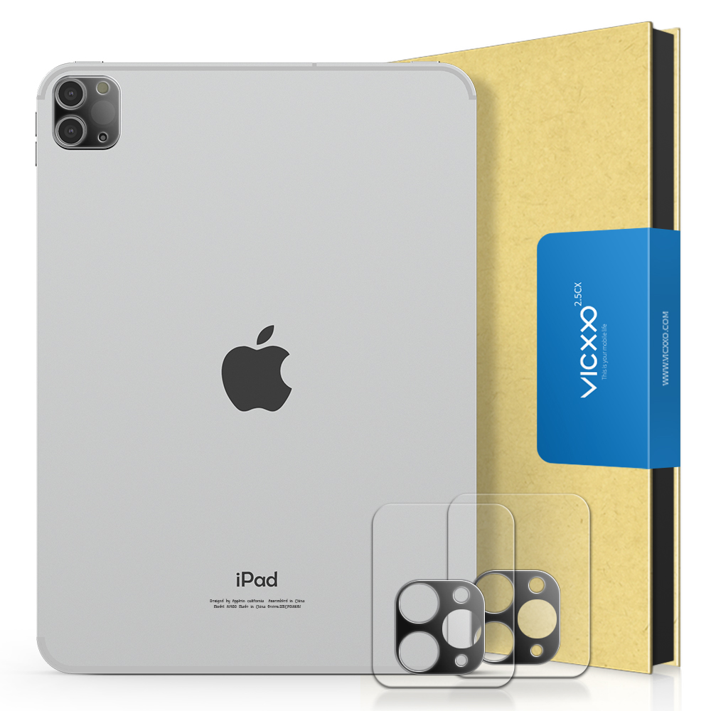 빅쏘 아이패드 프로 6세대 5세대 4세대 11인치 12.9인치 카메라 필름 강화유리 2매 - 상품 이미지