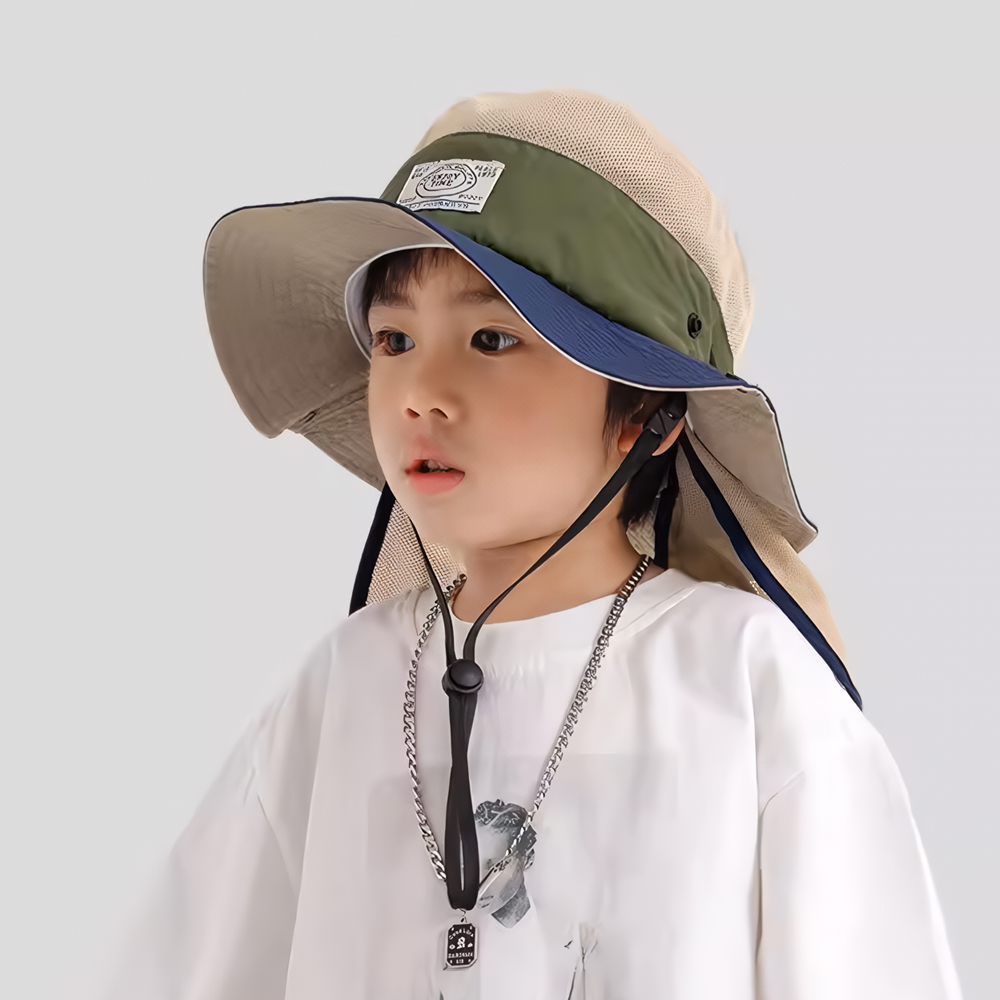 유아 키즈 아동 초등 어린이 벙거지 차양 버킷 햇 캠핑 등산 모자