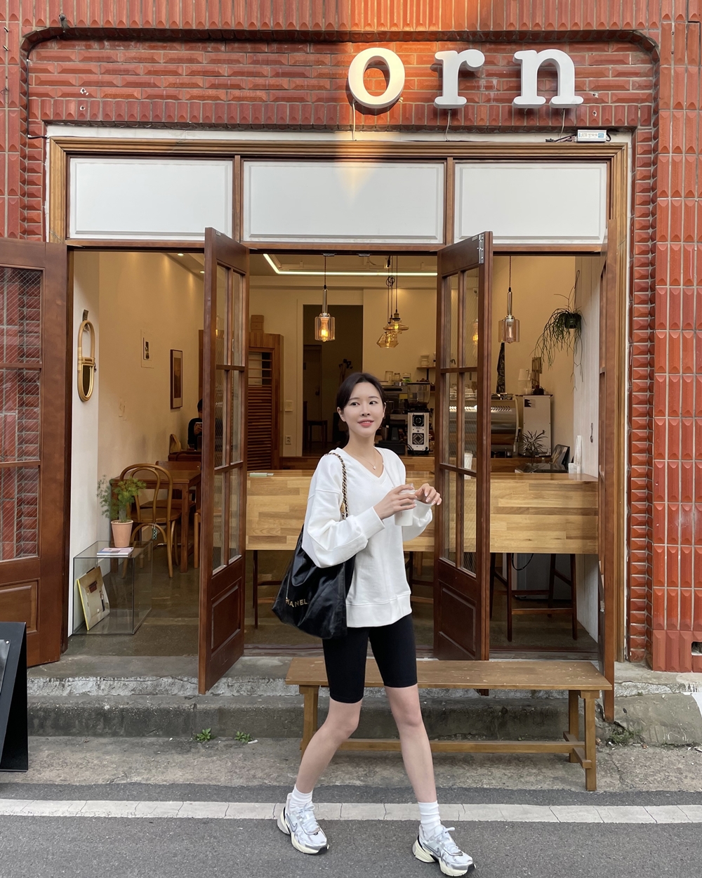 여성 5부 바이커 하이웨스트 운동 반바지 임산부 레깅스 팬츠 상세 이미지 27