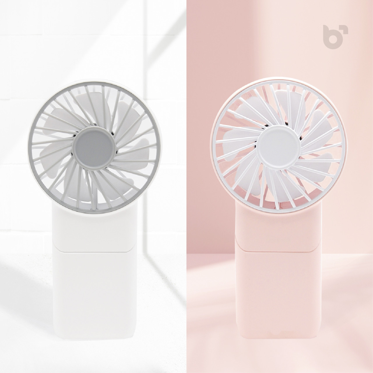 바이탭 쿨브리즈 핸디형 미니 손선풍기 88g 폴딩 겸용 3단 풍량 조절 BLDC모터 최대 10시간 - 상품 이미지