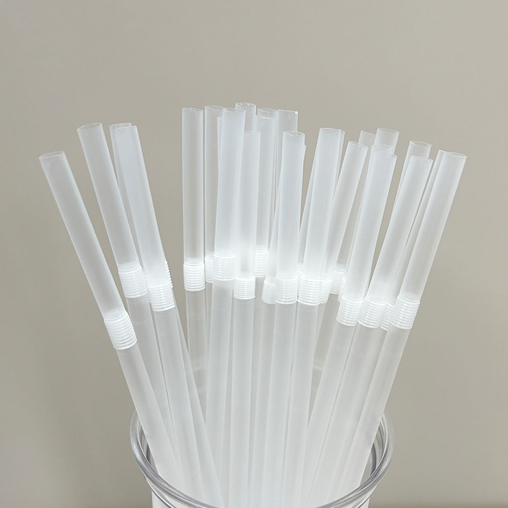 자바라 빨대 주름빨대 7mm 21-25cm 벌크 500개 카페 일회용 - 상세 이미지 4