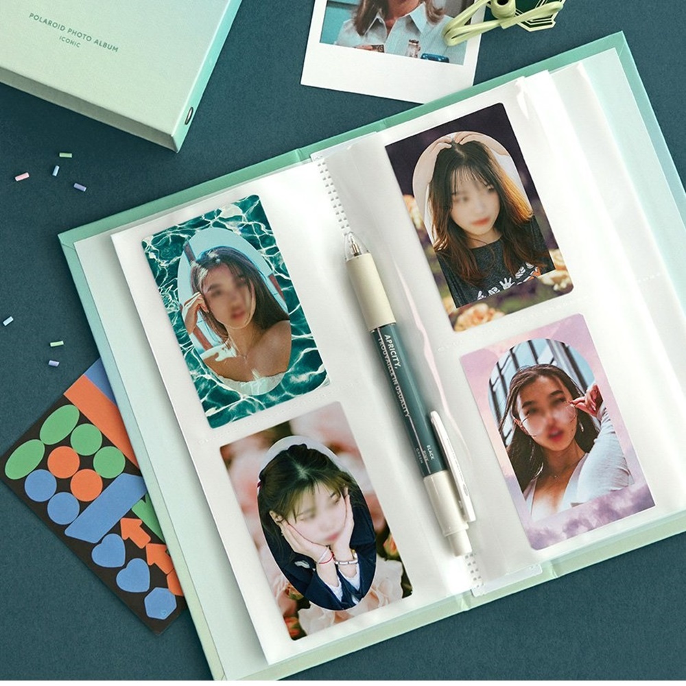 모멘트 폴라로이드 앨범 인스탁스 미니 스퀘어 사진첩 2단 콜북 콜렉트북 나이트 - 상세 이미지 5