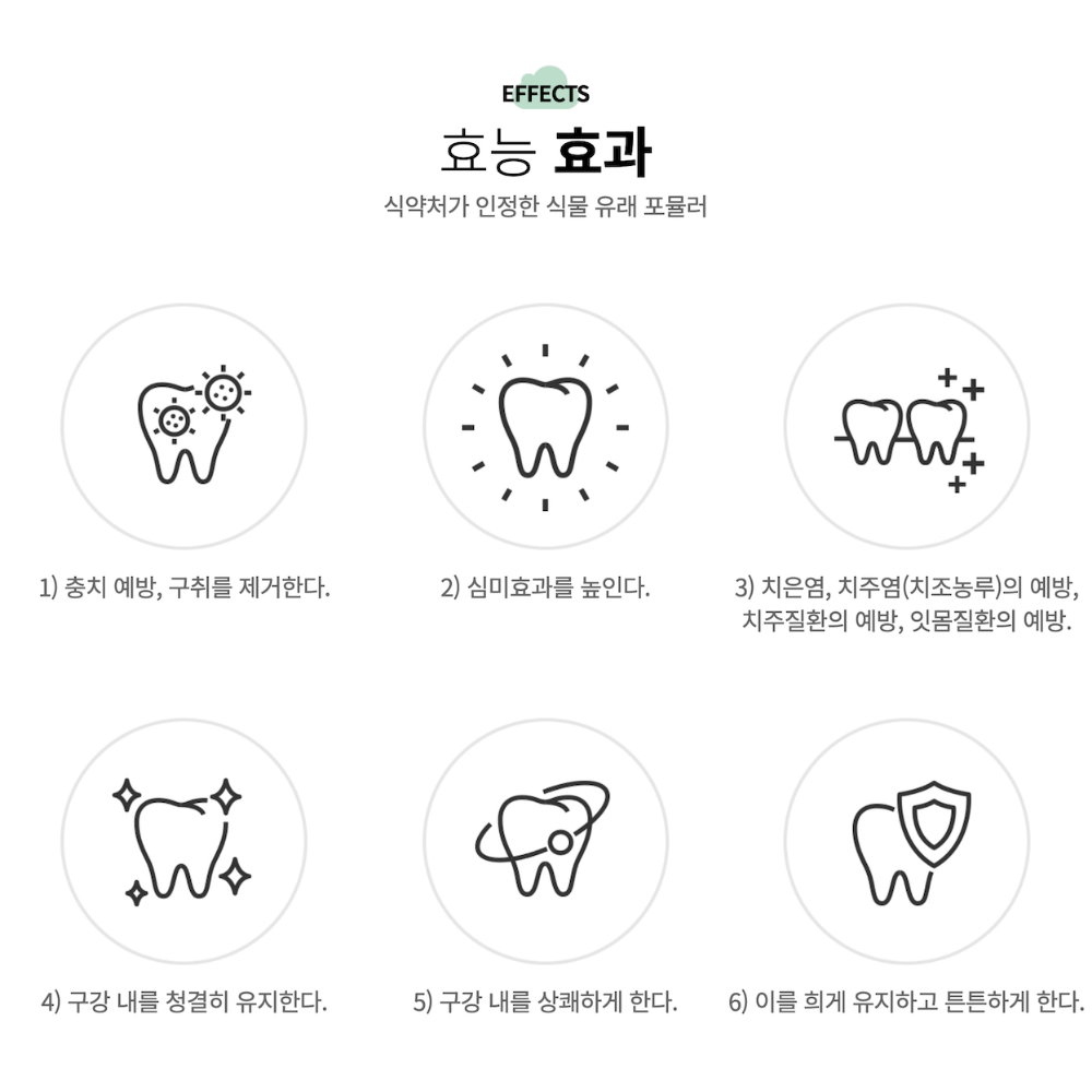 유기농원료 치약 150g 불소무첨가 온가족 안심치약 무불소 - 상세 이미지 5