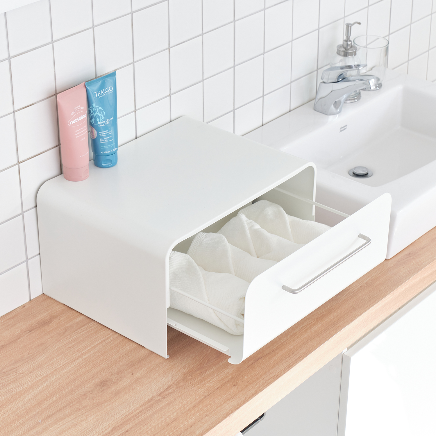 코드리빙 클린업스토리지 식탁정리함 싱크대서랍 좁은주방 양념통 주방슬라이딩수납함 3C5M - 상세 이미지 5